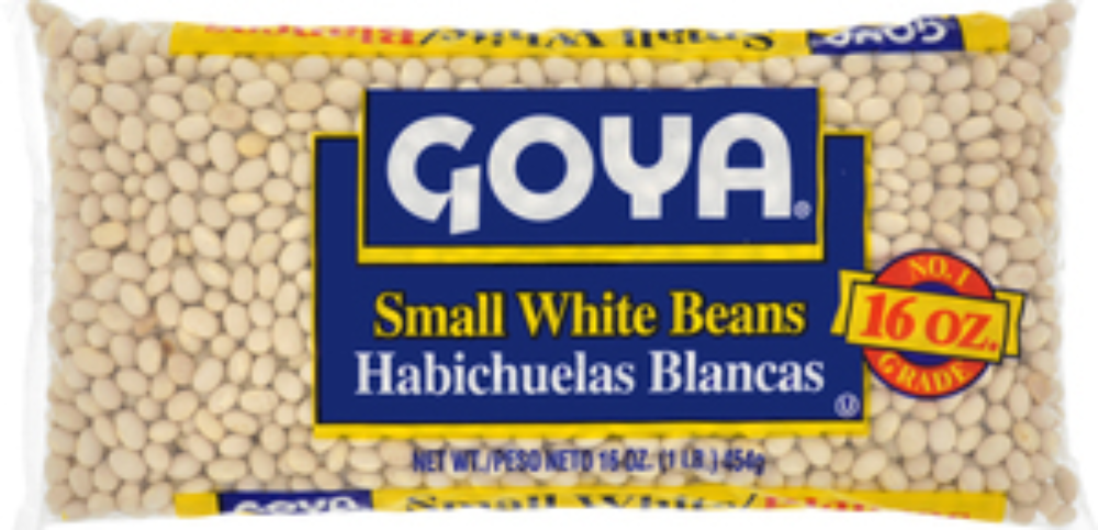 Goya Dry Small White Beans -16 oz. bag, 24 bags per case