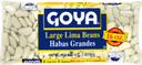 Goya Dry Large Lima Beans - 16 oz. bag, 24 bags per case.