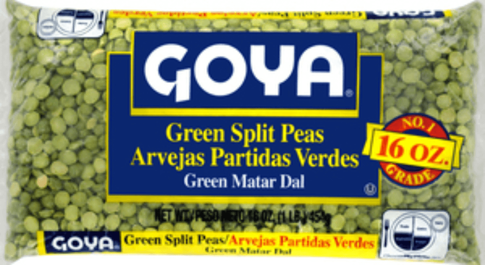 Goya Dry Green Split Peas, 16 Ounce -- 24 Per Case
