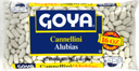 Goya Cannellini Dry White Kidney Bean Bag, 16 ounce -- 24 per case