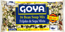Goya 16 Bean Soup Mix - 16 oz. bag, 24 per case