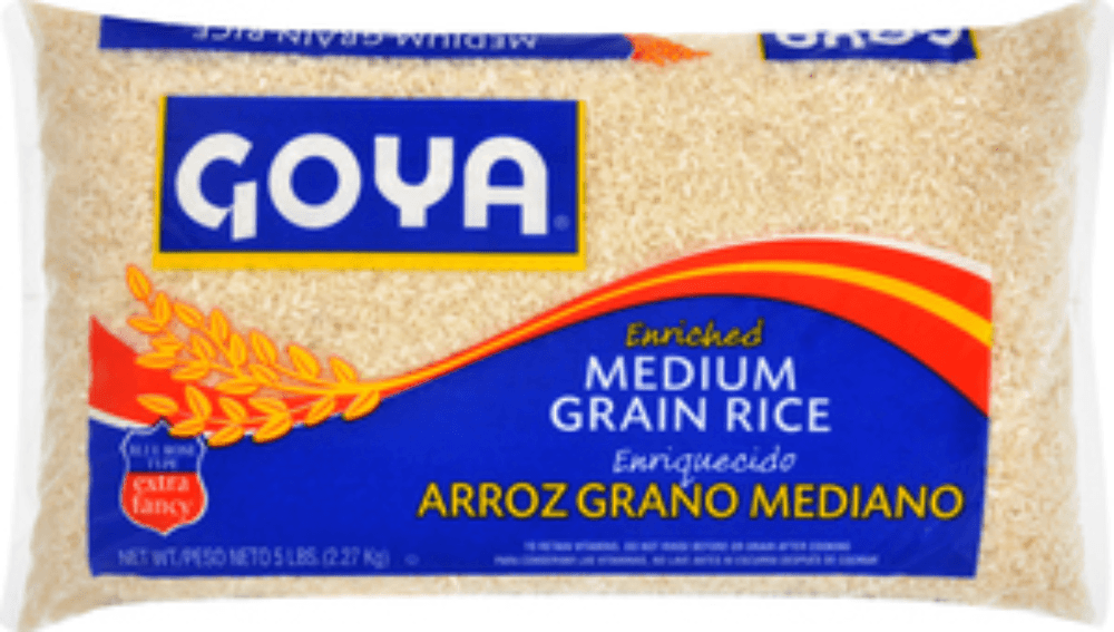 Goya Fancy Blue Rose/Medium Grain Rice, 5 Pound -- 12 per case.
