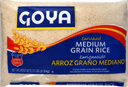 Goya Medium Grain Rice, 20 Pound -- 3 per case.