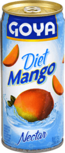 Goya Diet Mango Nectar, 9.6 Ounce -- 24 per case.