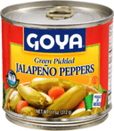 Goya Green Pickled Jalapeno Peppers - 11 oz. can, 12 cans per case