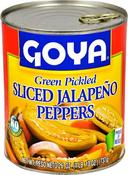 Goya Green Sliced Jalapeno, 26 Ounce -- 12 per case.
