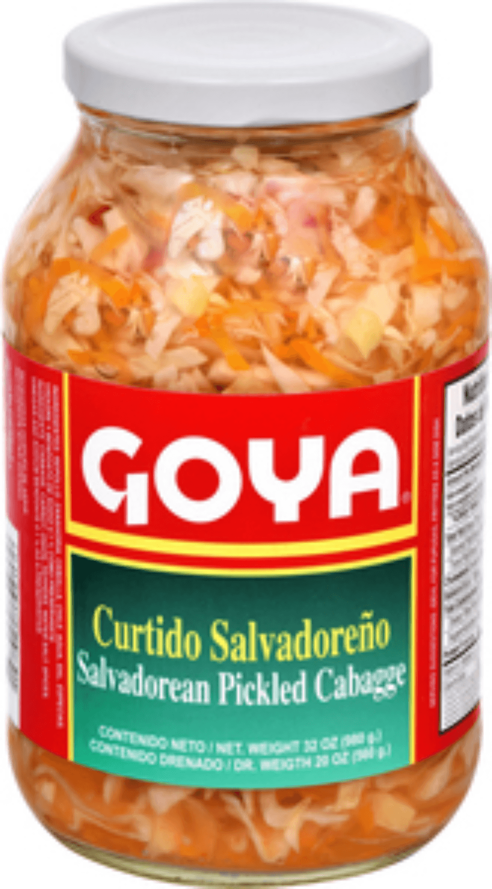 Goya Salvadoreno Curtido, 32 Ounce -- 12 per case.
