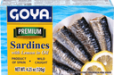 Goya Sardines in Oil, 4.25 Ounce -- 25 per case.