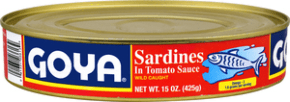 Goya Oval Sardines in Tomato Sauce, 15 Ounce -- 24 per case.
