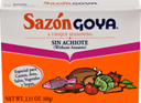 Goya Sazon - 2.11 oz. box, 24 per case