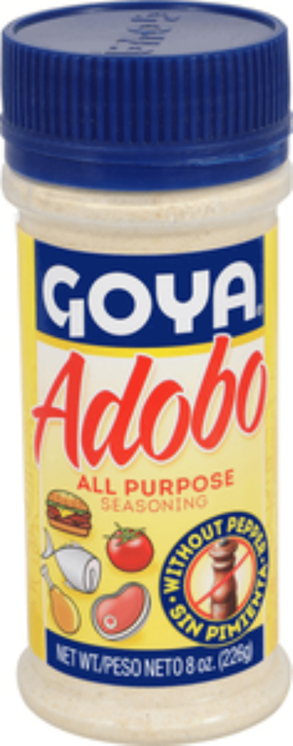 Goya Adobo Seasoning Without Pepper, 8 Ounce -- 24 Per Case