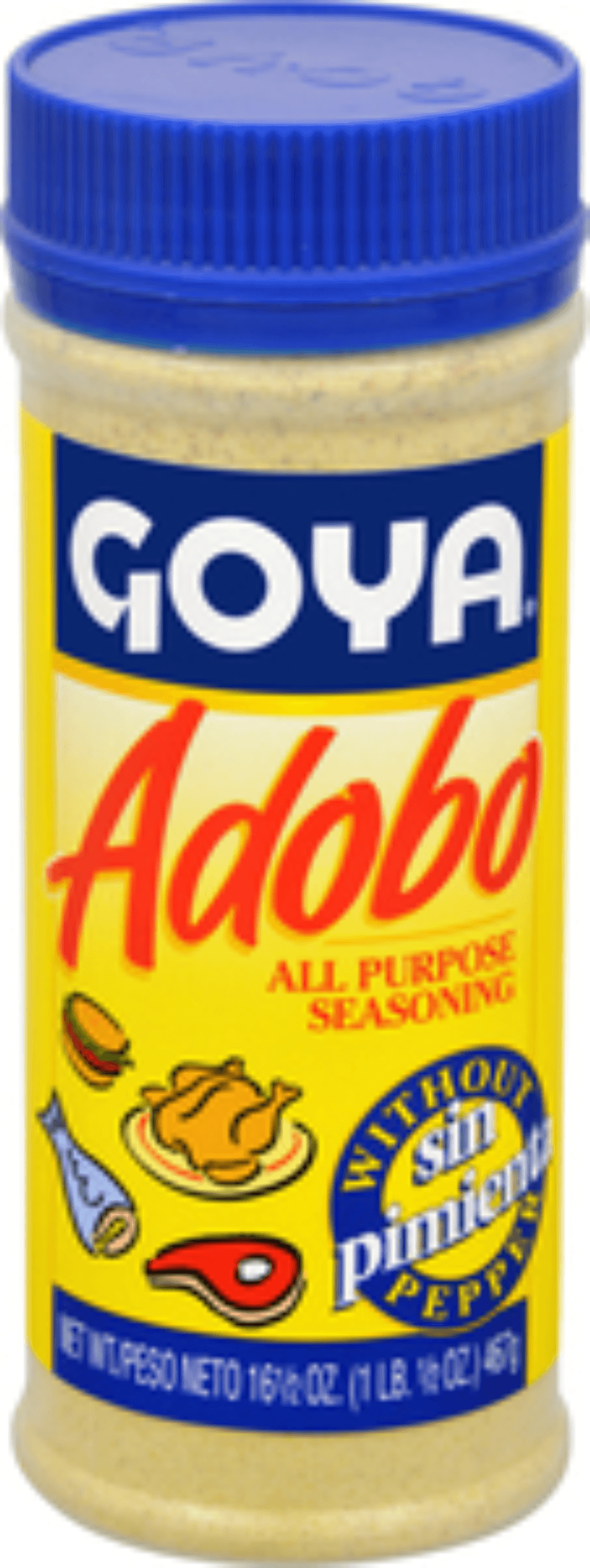 Goya Adobo Seasoning without Pepper - 16.5 oz. jar, 24 per case