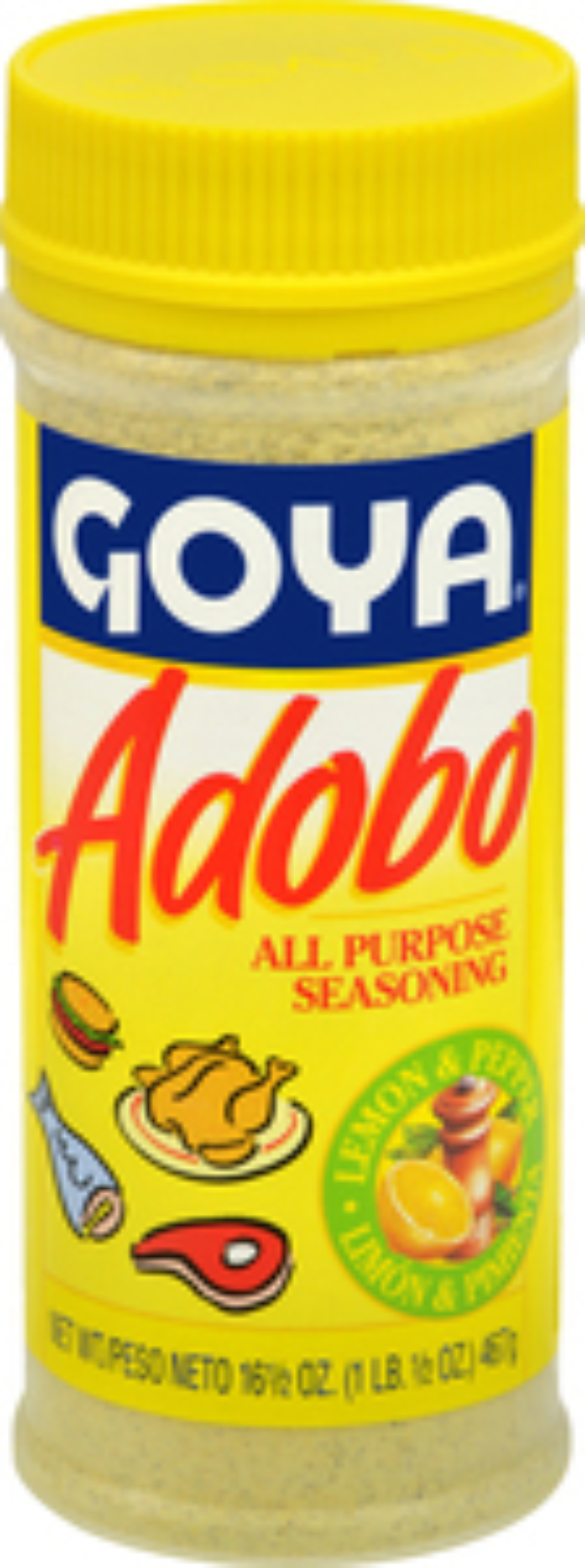 Goya Adobo Seasoning with Lemon - 16.5 oz. jar, 24 per case