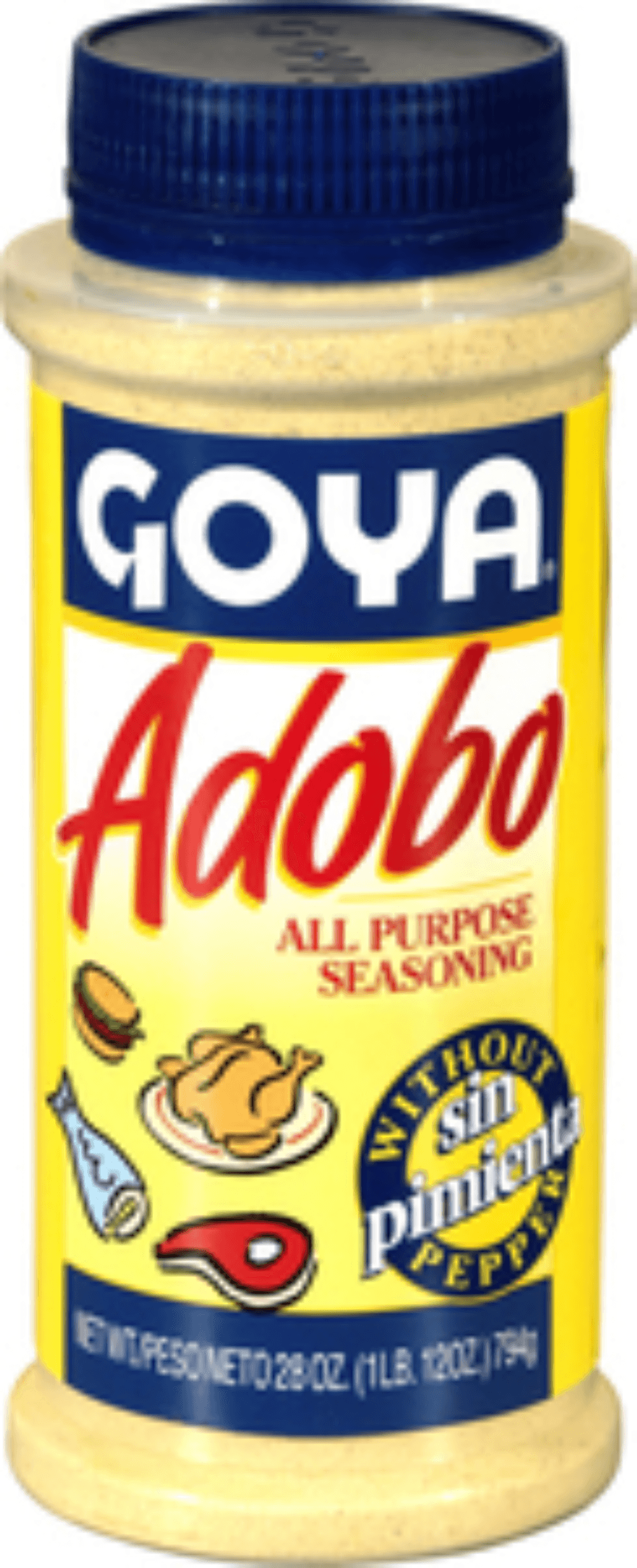 Goya Adobo Seasoning without Pepper - 28 oz. jar, 12 per case