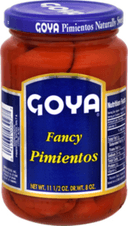 Goya Fancy Red Pimiento/Sweet Pepper, 11.5 Ounce -- 12 per case.