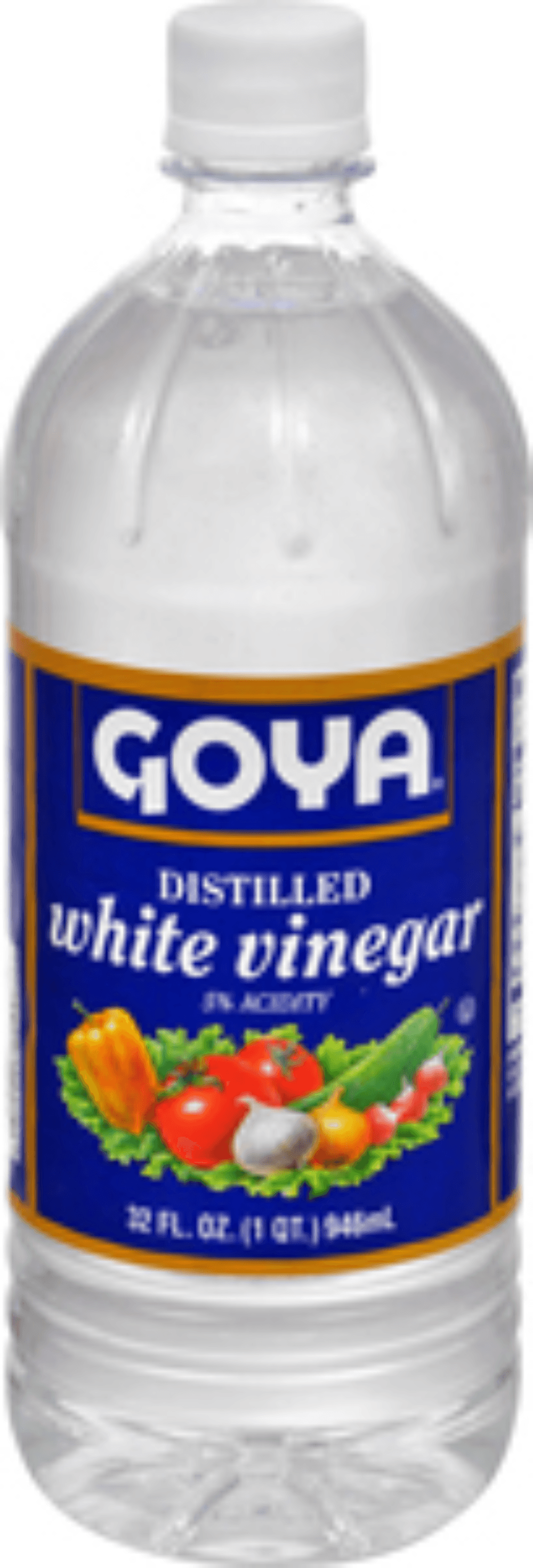 Goya White Vinegar - Distilled, 32 Ounce -- 12 per case.
