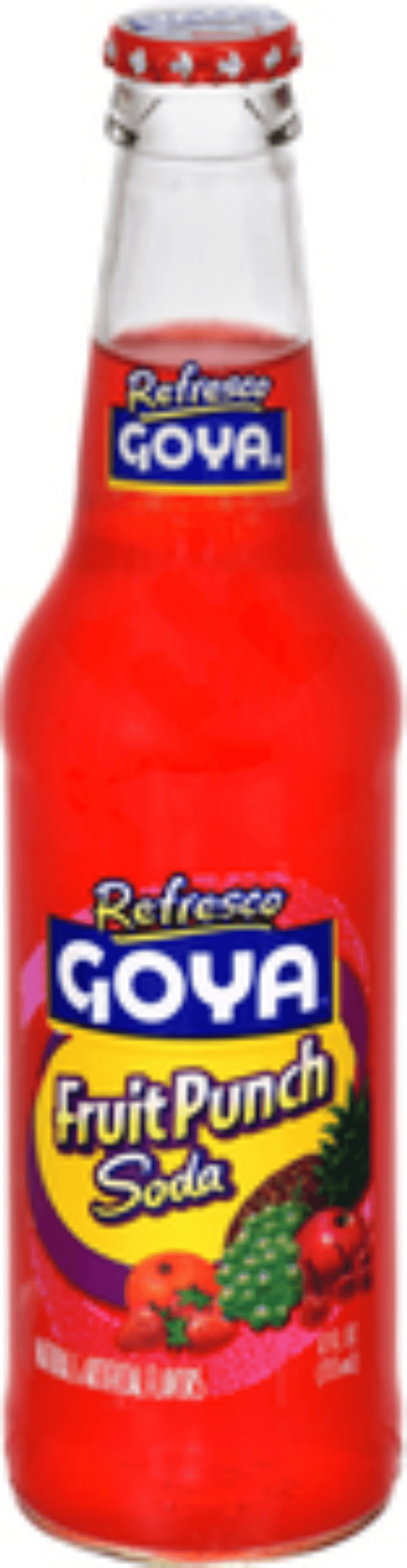 Goya Refresco Fruit Punch Soda, 12 Ounce -- 24 Per Case