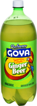 Goya Refresco Ginger Beer Soda, 2 Liter -- 8 per case.