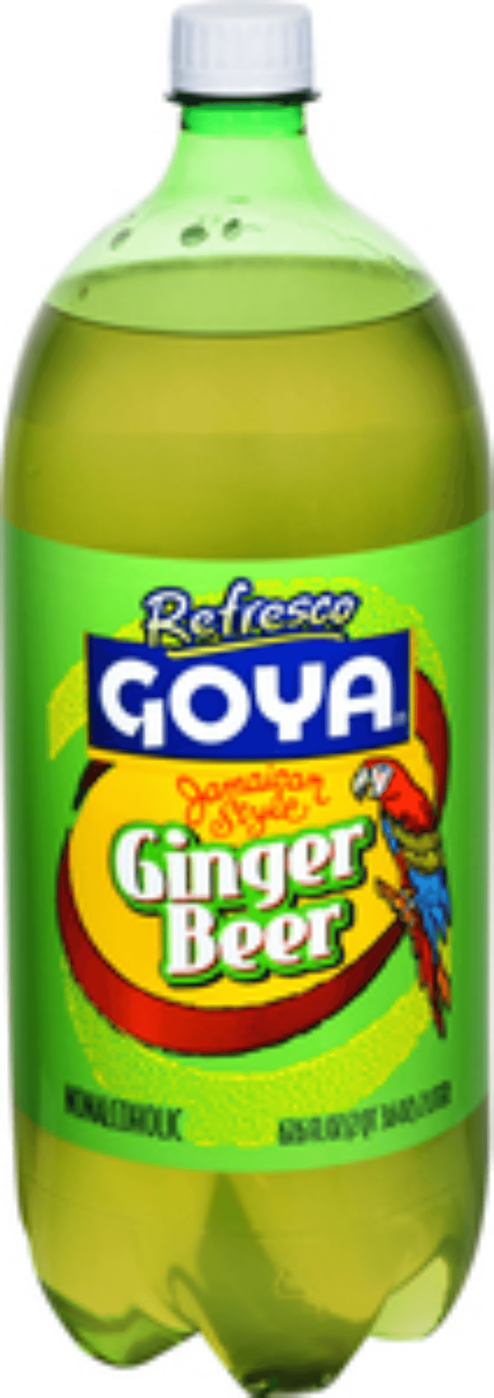 Goya Refresco Ginger Beer Soda, 2 Liter -- 8 Per Case