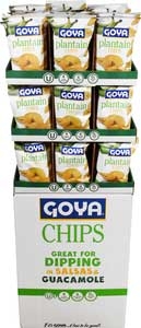Goya Original Plantain Chips - Display, 5 Ounce -- 54 per case