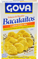 Goya Bacalaitos Codfish Batter Mix - 4.5 oz. pack, 24 per case