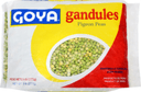 Goya Green Pigeon Peas, 80 Ounce -- 6 per case.