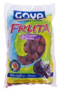 Goya Whole Blackberry Mora Pulp, 14 Ounce -- 12 Per Case