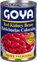 Goya Red Kidney Beans - 15.5 oz. can, 24 cans per case