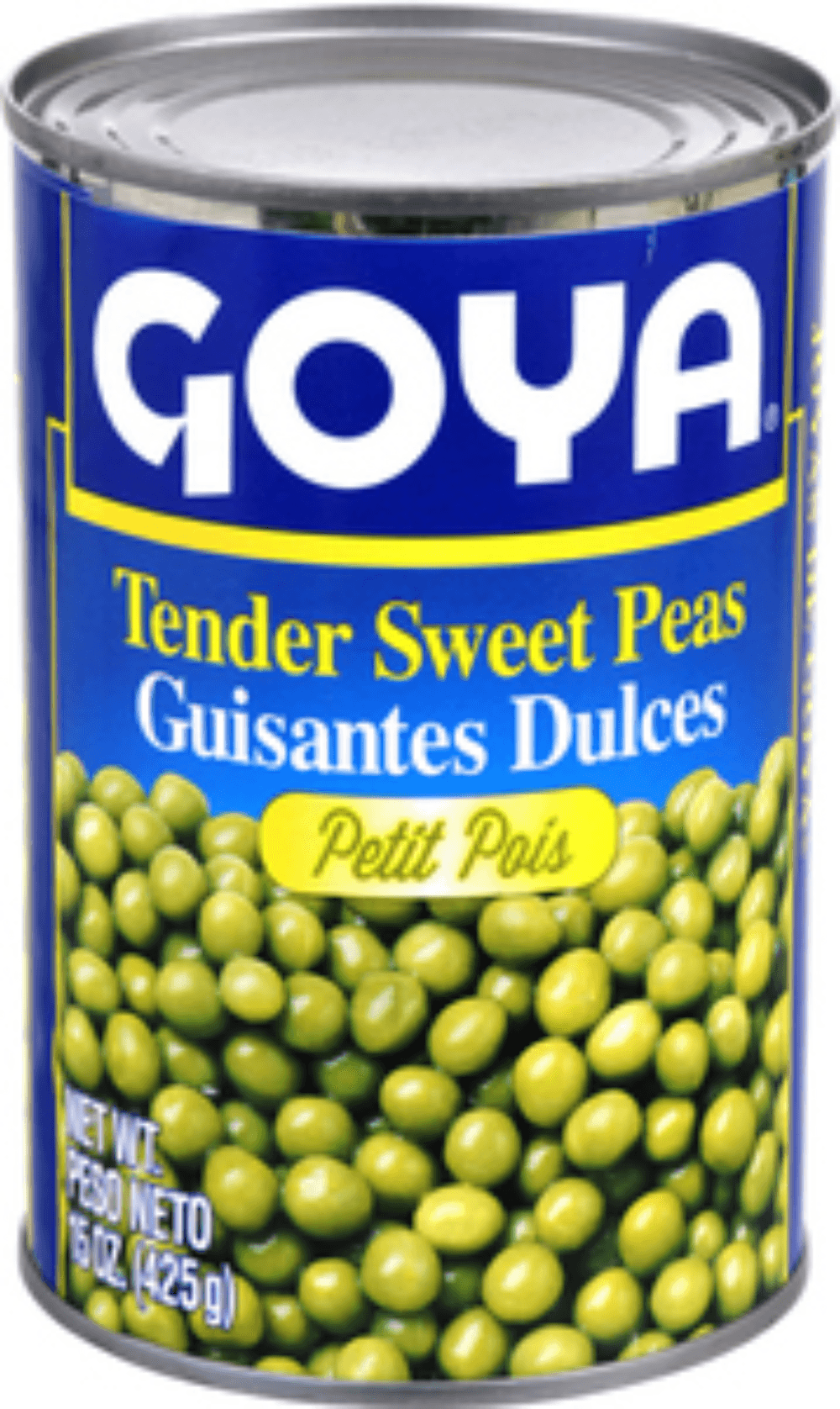 Goya Tender Sweet Pea - 15 oz. can, 24 cans per case