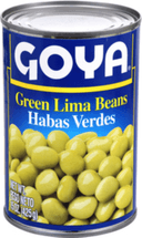 Goya Green Lima Beans -15 oz. can, 24 cans per case