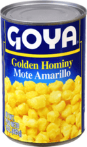 Goya Golden Hominy - 15 oz. cans, 24 cans per case