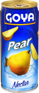 Goya Pear Nectar, 9.6 Ounce -- 24 per case.