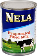 Goya Nela Evaporated Filled Milk, 12 Ounce -- 24 per case.