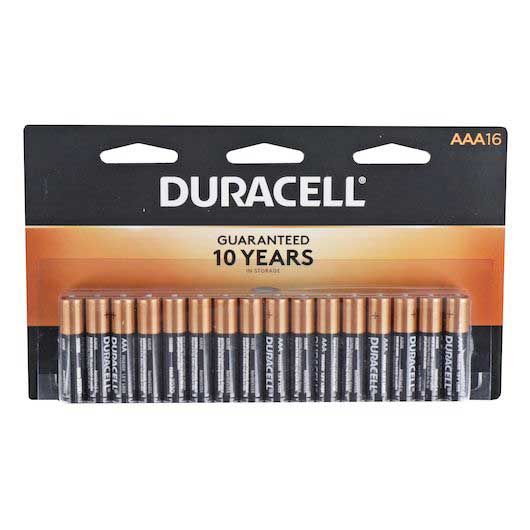 Duracell Alkaline Aaa Primary Major Cell, 16 Count -- 20 Per Case