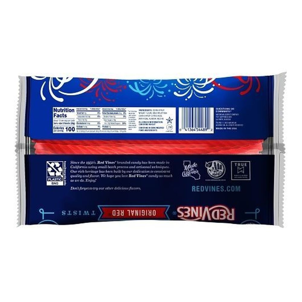 Red Vines Original Red Twists Candy, 14 Ounce -- 12 per case