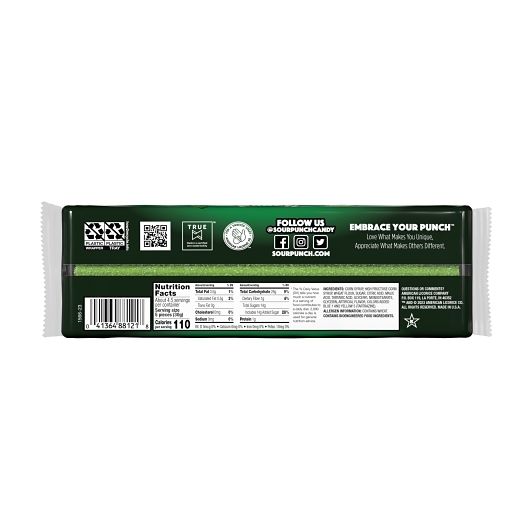 Sour Punch Pickle Roulette Straws Gummy Candy, 4.5 Ounce -- 24 per case