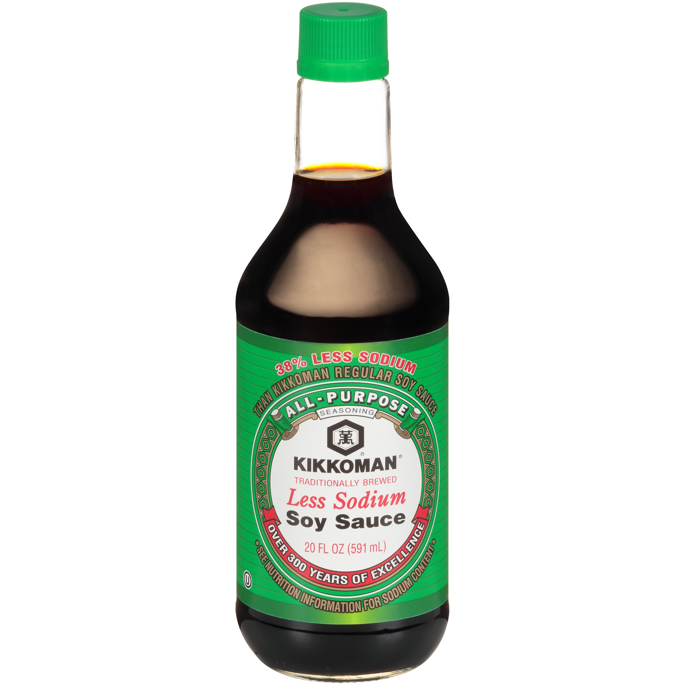 Kikkoman Less Sodium Lite Soy Sauce, 20 Fluid Ounce -- 12 per case.