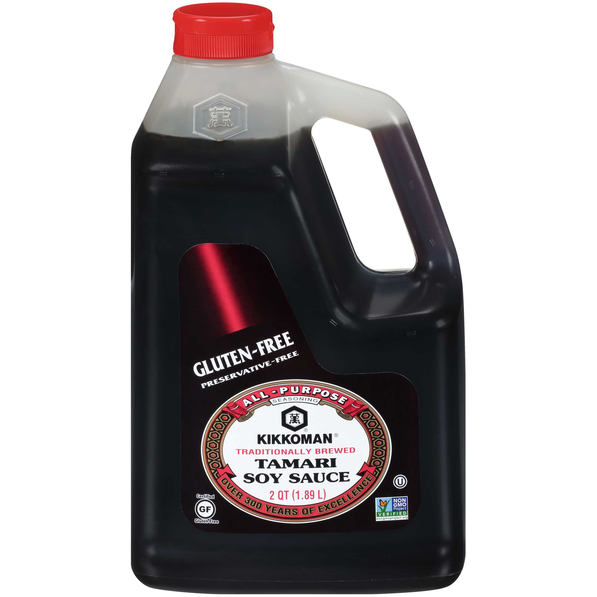 Kikkoman Tamari Gluten Free Soy Sauce, 0.5 Gallon