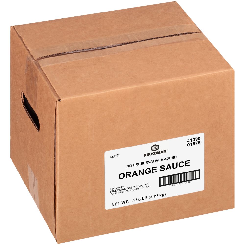 Kikkoman Preservative Free Orange Sauce, 5 Pound -- 4 Per Case