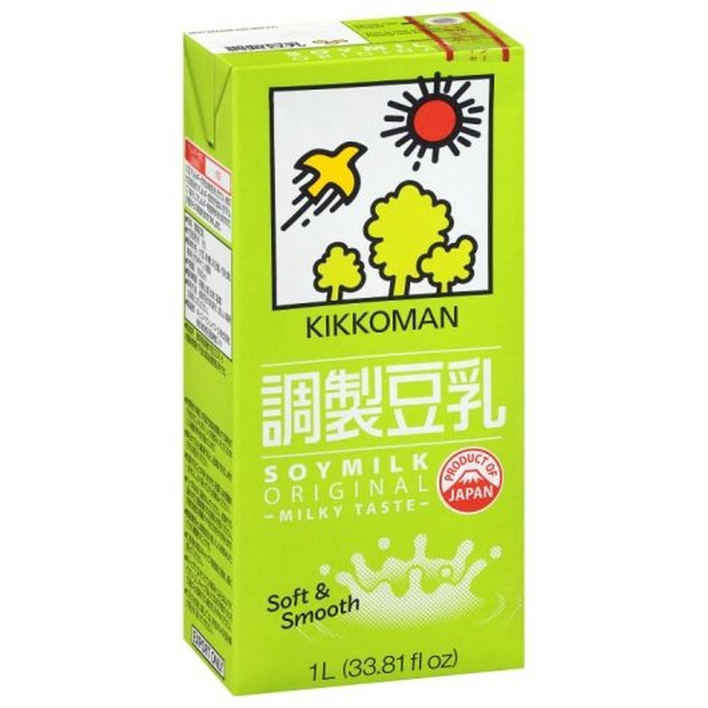 Kikkoman Original Soymilk, 1 Liter -- 6 Per Case
