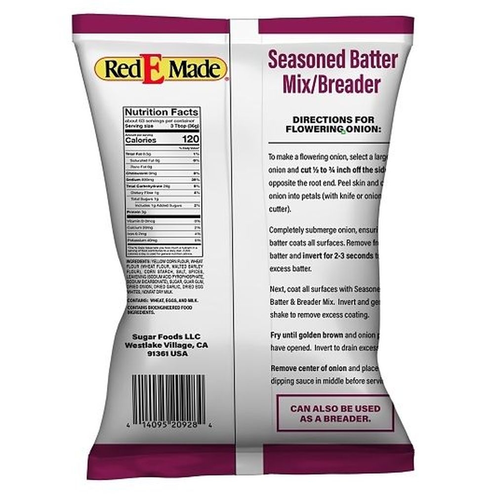 Red E Made Seasoned Batter Mix Breader, 5 Pound -- 6 per case