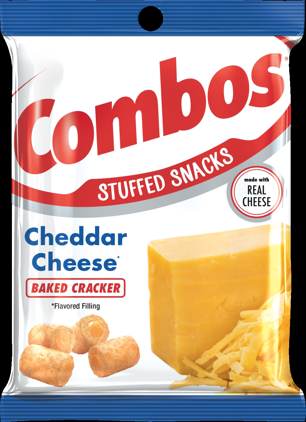 Combos Cheddar Cheese Cracker Snack, 6.3 Ounce -- 12 per case.