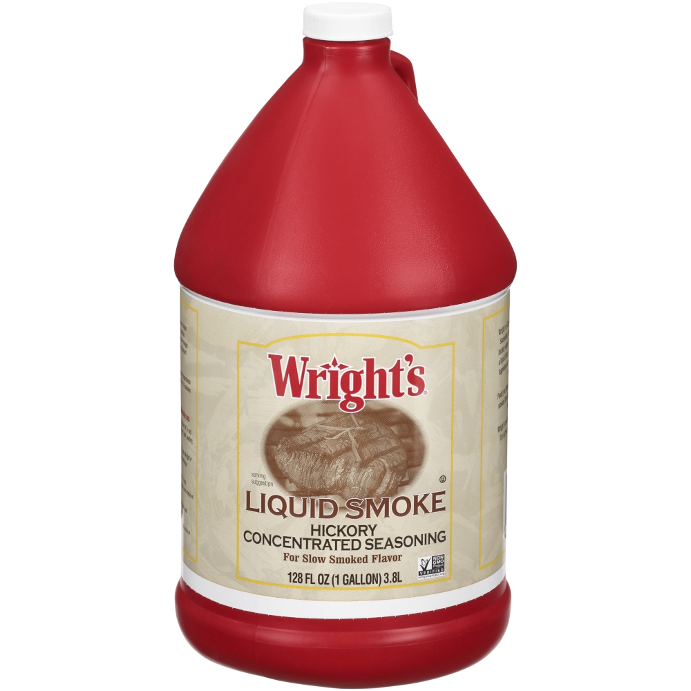 Wrights Hickory Flavored Liquid Smoke, 4 Gal. bottle -- 4 per case
