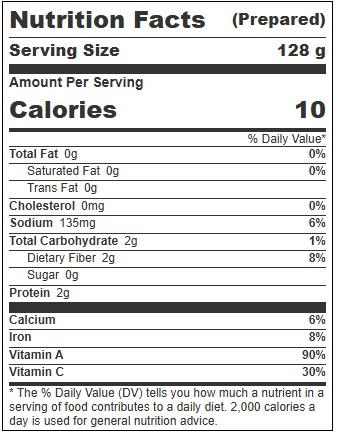 Margaret Holmes Chopped Mustard Greens, 98 Ounce -- 6 per case