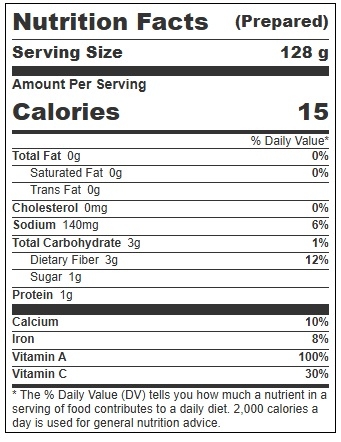 Margaret Holmes Chopped Turnip Greens with Roots, 98 Ounce -- 6 per case