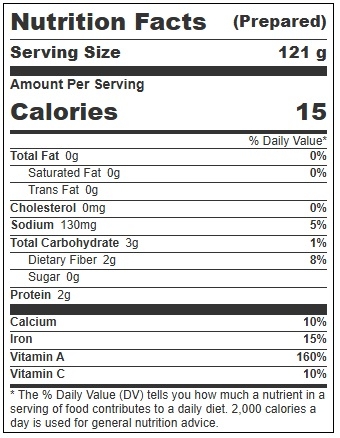 Margaret Holmes Cut Leaf Spinach, 93 Ounce -- 6 per case