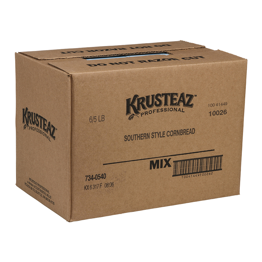 Continental Mills Krusteaz Southern Style Cornbread Mix, 5 Pound -- 6 per case.