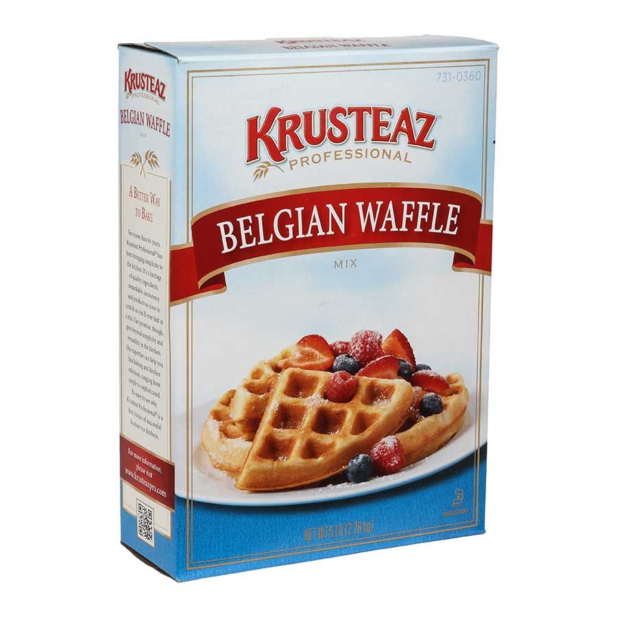 Krusteaz Professional Belgian Waffle Mix, 5 Pound -- 1 Each