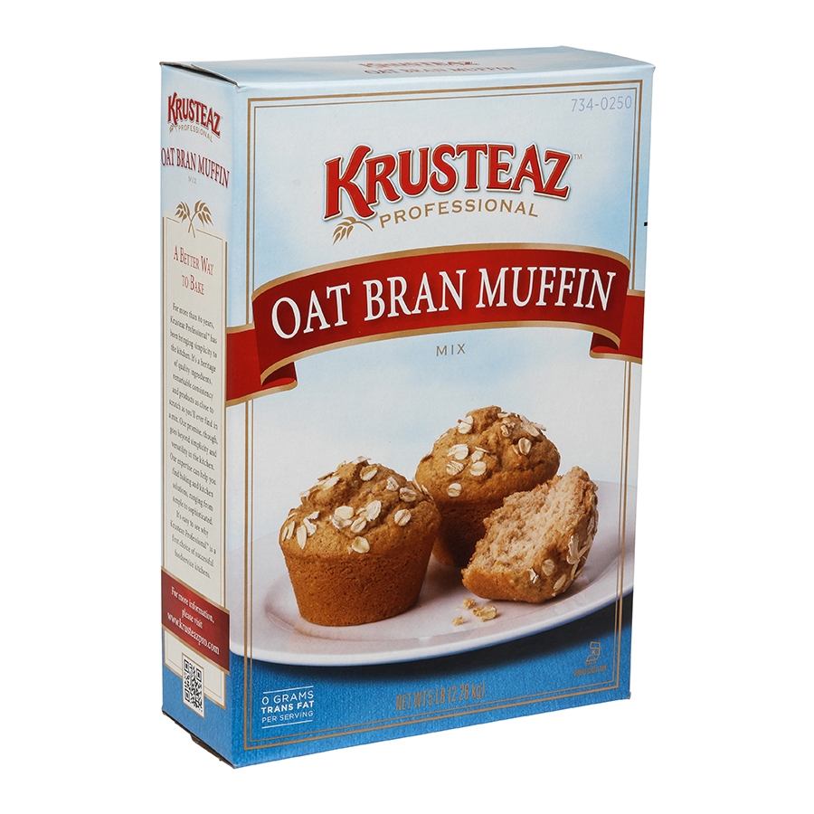Krusteaz Muffin Oat Bran, 5 Pound