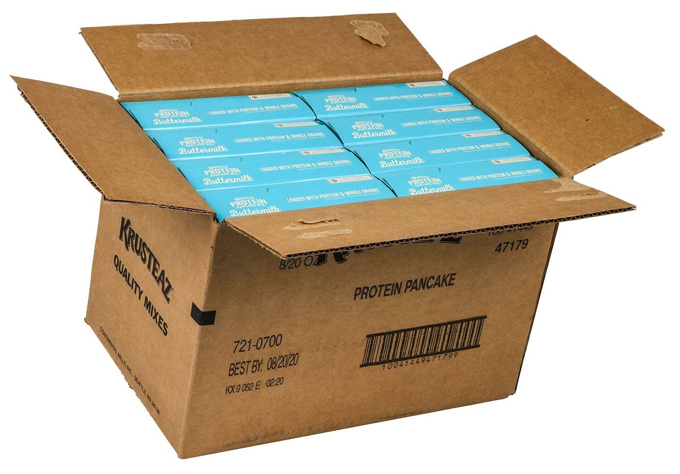 Krusteaz Protein Pancake Mix, 20 Ounce -- 8 Per Case
